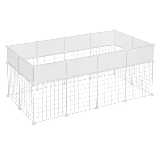 DIY Pet Playpen Foldable Pets House Puppy Kennel Exercise Training Outdoor Enclosures for Rabbits Guinea Pig Kitten Hedgehog