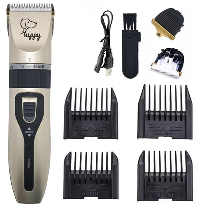 Dog Clipper Dog Hair Clippers Grooming (Pet/Cat/Dog/Rabbit) Haircut Trimmer Shaver Set Pets Cordless Rechargeable Professional