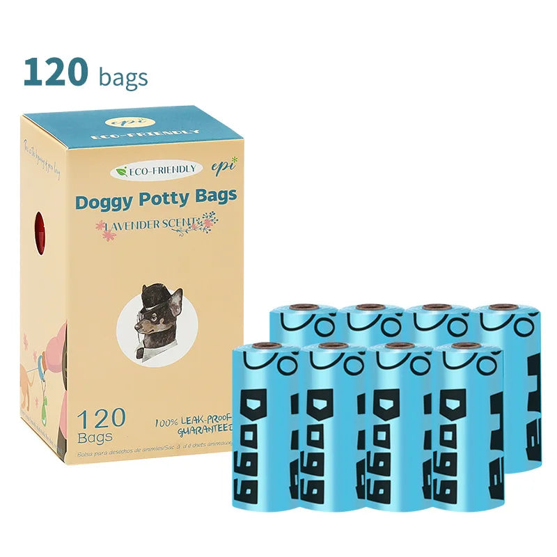 EPI Biodegradable Pet Garbage Bag Dog Poop Bags Dog Poop Bag Dispenser Dog Cleaning Supplies Dog Products for Dogs