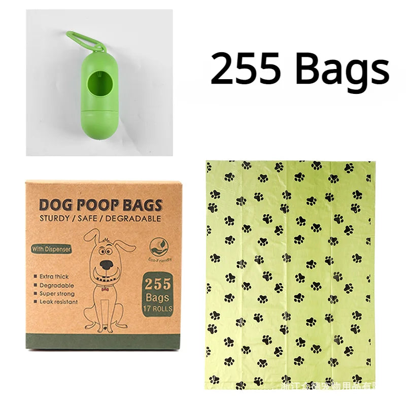 EPI Biodegradable Pet Garbage Bag Dog Poop Bags Dog Poop Bag Dispenser Dog Cleaning Supplies Dog Products for Dogs