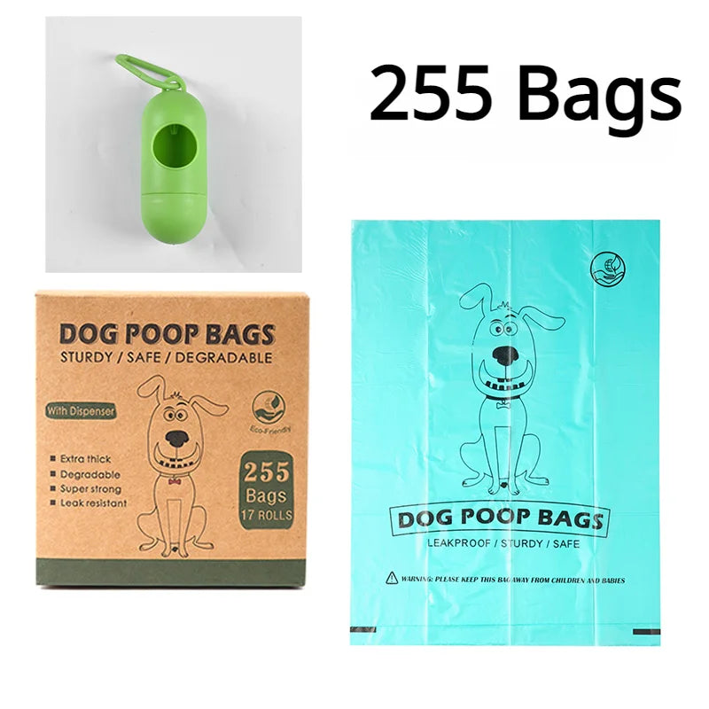 EPI Biodegradable Pet Garbage Bag Dog Poop Bags Dog Poop Bag Dispenser Dog Cleaning Supplies Dog Products for Dogs