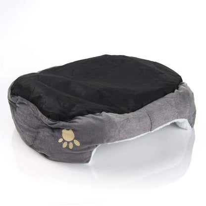 "Cozy Crib for Tiny Tails: The Pawsitively Plush 45*35CM Pet Paradise for Spoiled Small Dogs and Cats!"