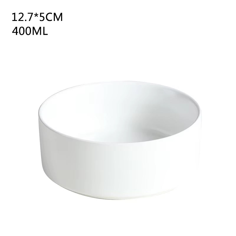 Self-Assembly Ceramic Double Cat Bowl Dog Bowl 400ML Pet Feeding Water Bowl Cat Puppy Feeder Product Supplies Food Water Bowls