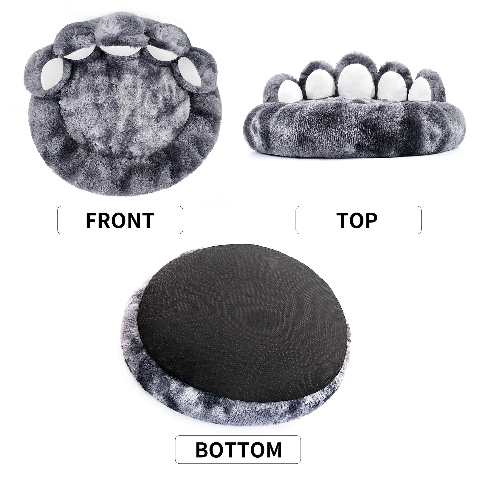 Cozy Comfy Pet Dog Bed Paw Shape Warm Dog Bed Cushion for Your Furry Friend Fluffy Dog Bed Cat Mat Deep Sleeping Warm Thickened