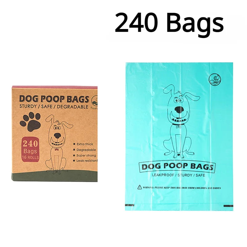 EPI Biodegradable Pet Garbage Bag Dog Poop Bags Dog Poop Bag Dispenser Dog Cleaning Supplies Dog Products for Dogs